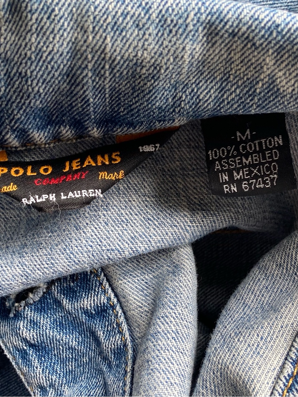 Ralph Lauren y2k Light Blue Denim Trucker Jean Jacket - Picture 5 of 8